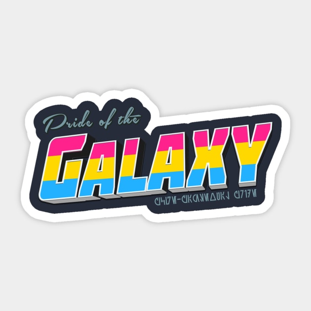 PCGE - Pride of the Galaxy - PANSEXUAL Pride Sticker by PostcardsFromTheGalaxysEdge